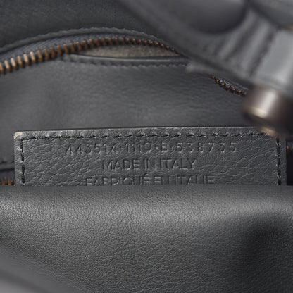Balenciaga Veau Soyeux Perforated Blackout Hardware City Gris Fossile 9 of 10
