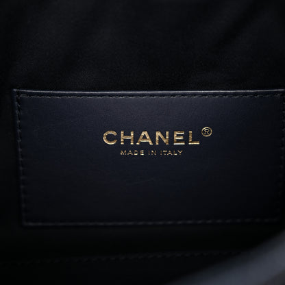 Chanel Denim Quilted Mini Chanel 25 Handbag Dark Blue 7 of 11