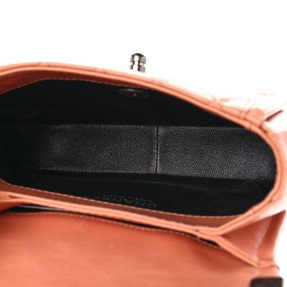 Chanel Calfskin Quilted Small Prestige Top Handle Flap Pink 5 of 13