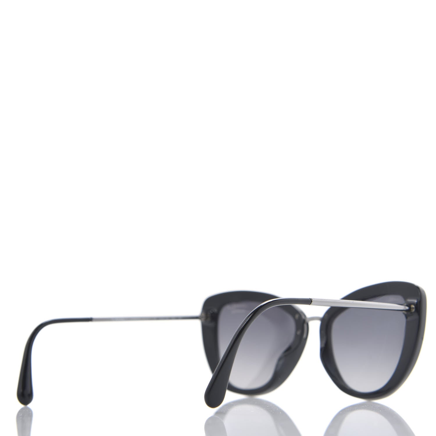 Chanel Polarized Cat Eye Sunglasses 5399-A Black 4 of 8