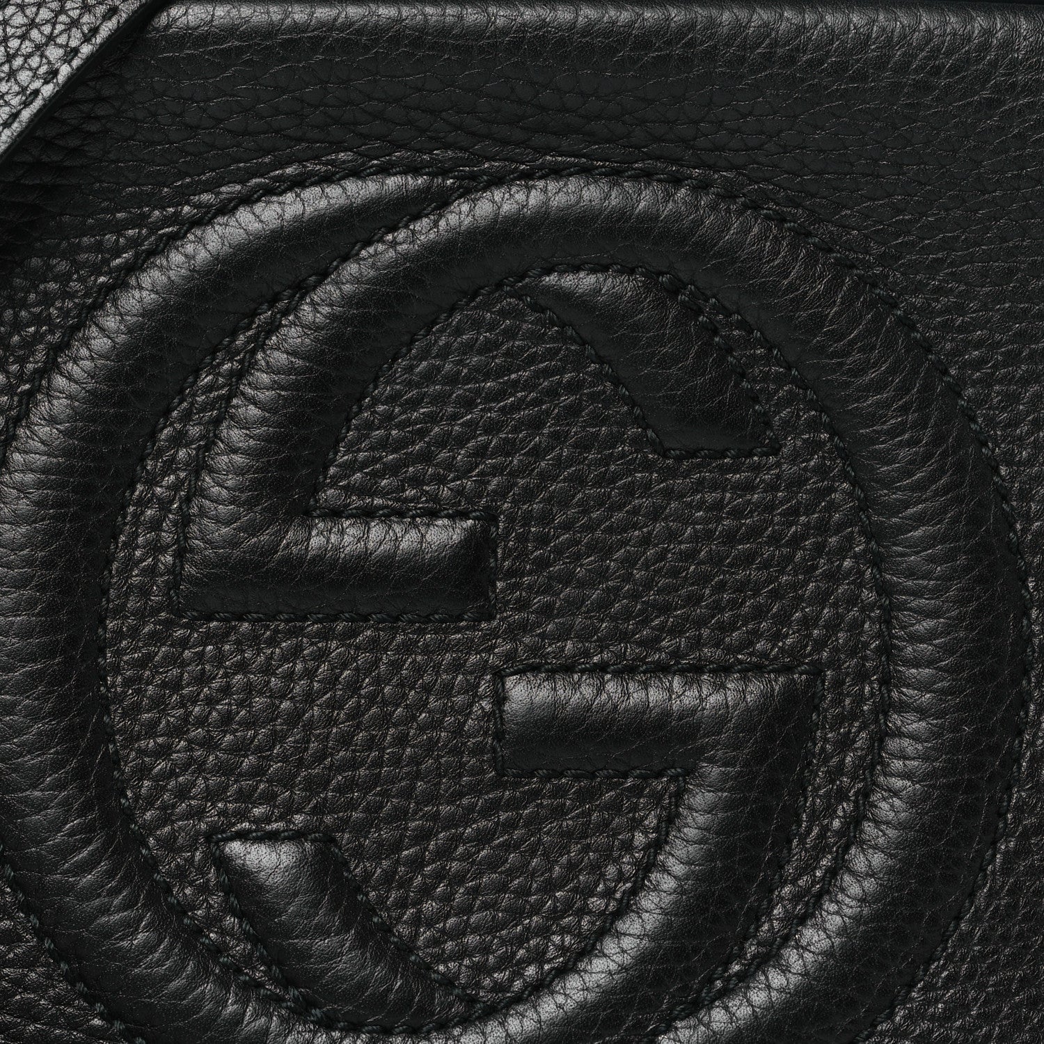 Gucci Pebbled Calfskin Small Soho Disco Bag Black 8 of 10