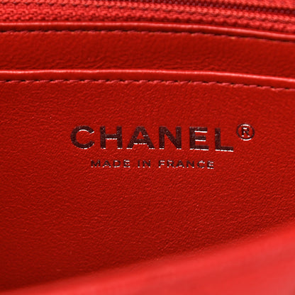 Chanel Caviar Quilted Mini Rectangular Flap Red 6 of 11