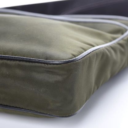 Prada Tessuto Nylon Flat Messenger Bag Militare 9 of 10