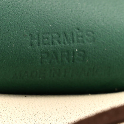 Hermes Milo Lambskin Grigri Rodeo Pegase Horse Bag Charm PM Craie Chocolate Vert Moyen 3 of 5