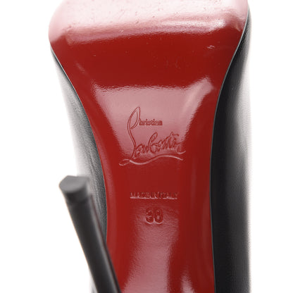 Christian Louboutin Shiny Nappa Toot Couverte 100 Pumps 38 Black 7 of 10