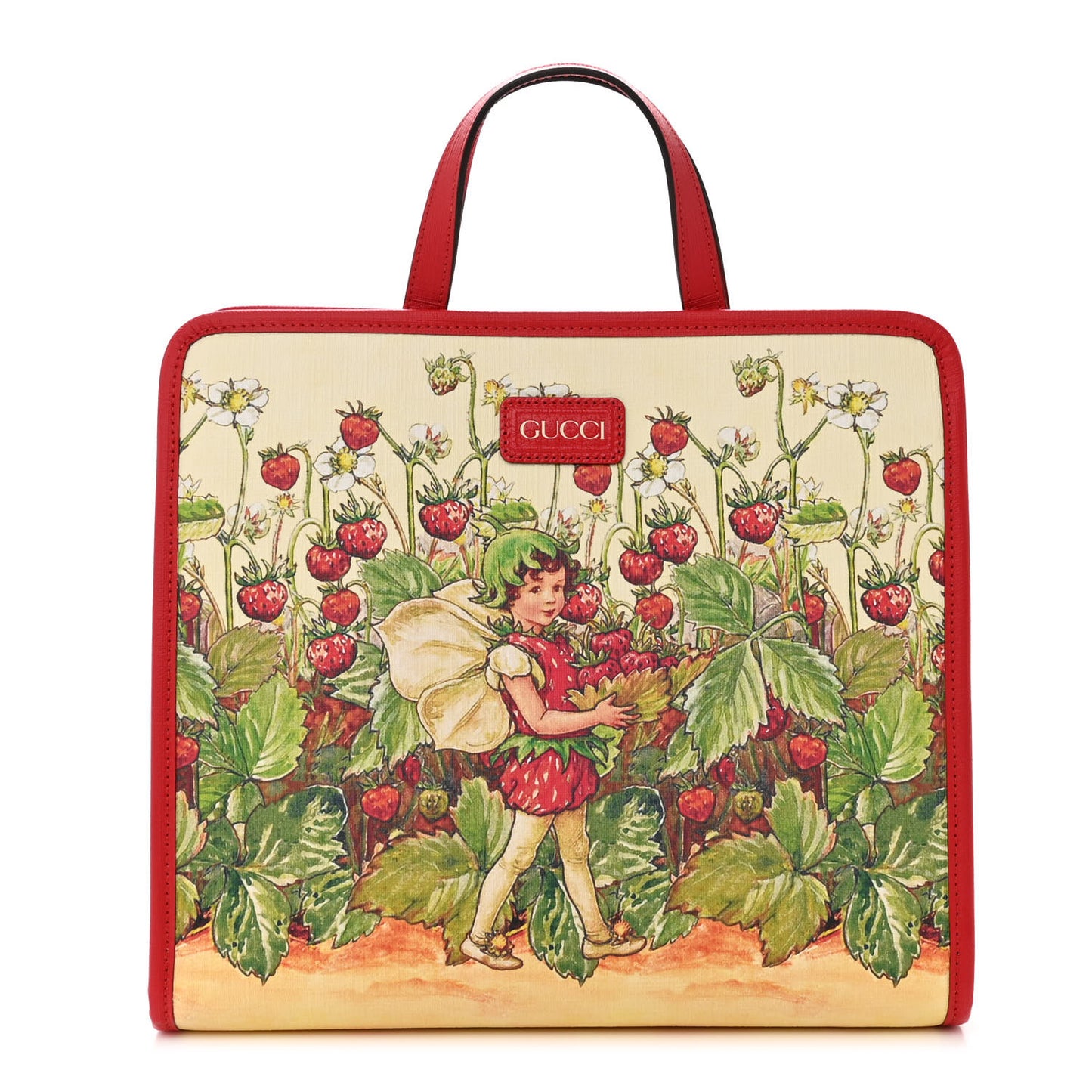 Coated Canvas Love Parade Kids Strawberry Fairy Tote Multicolor