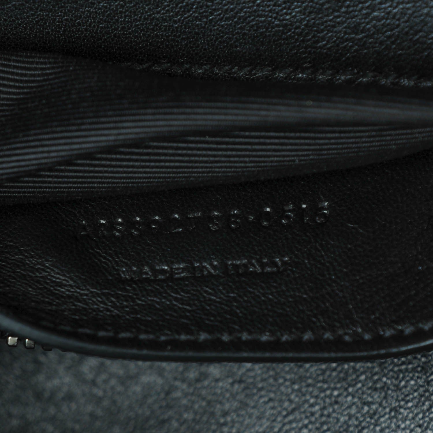Saint Laurent Sheepskin Matelasse Chevron Monogram Large College Satchel Black 7 of 7