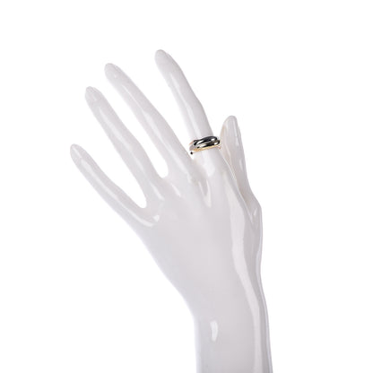 Cartier 18K Pink Yellow White Gold Classic Les Must De Trinity Ring 51 5.75 2 of 4