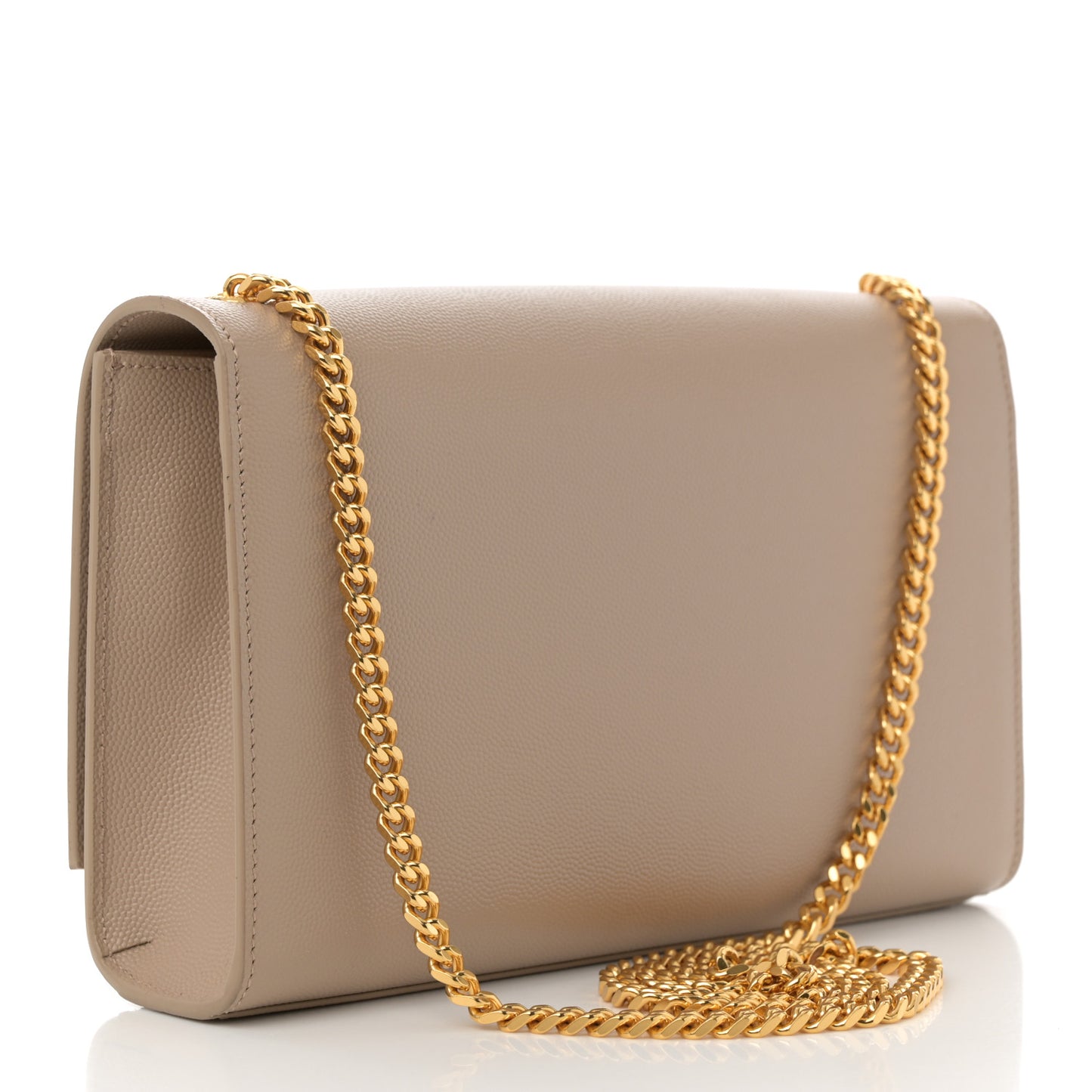 Grain De Poudre Medium Monogram Kate Satchel Dark Beige