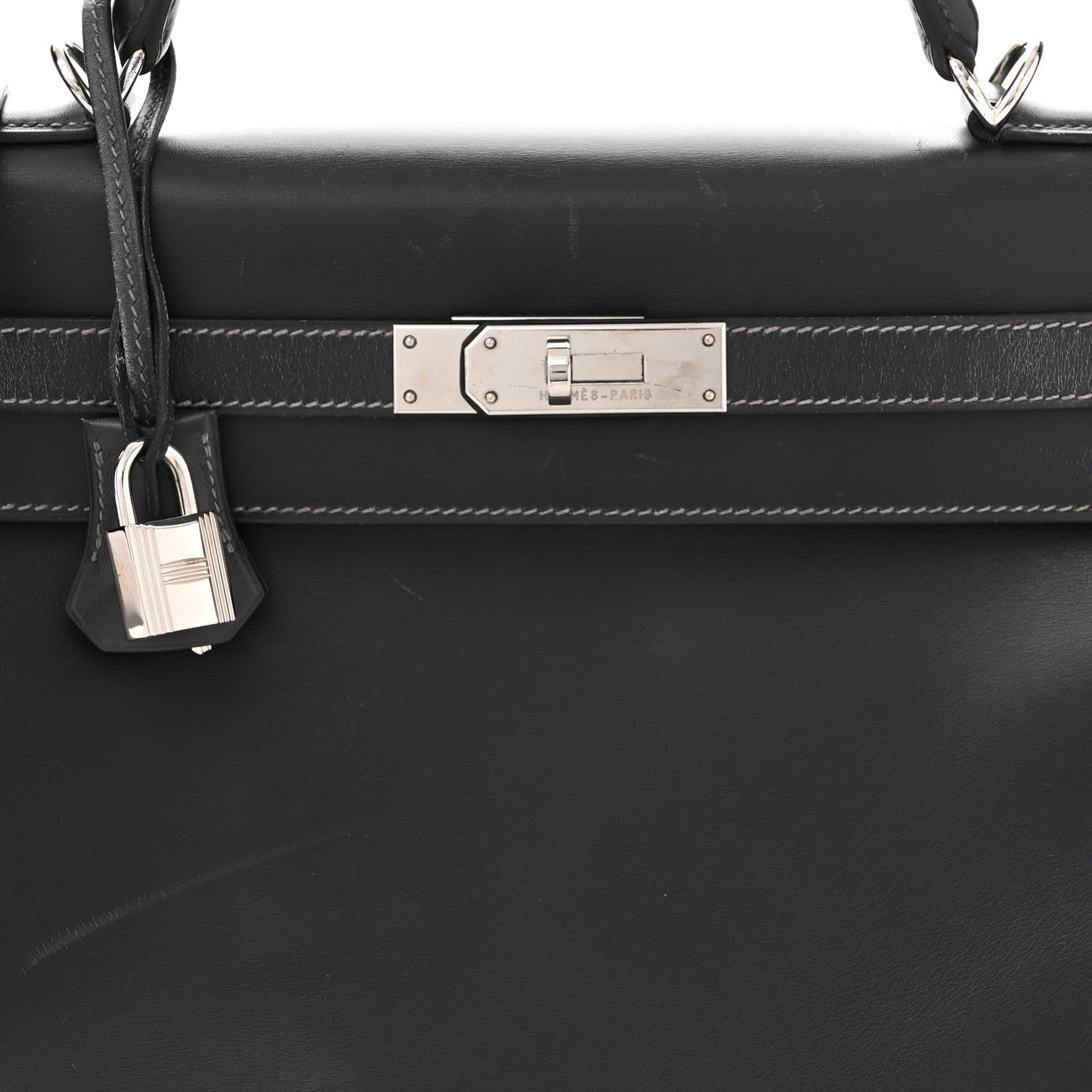 Hermes Box Kelly Retourne 32 Graphite 8 of 15