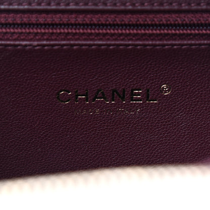 Chanel Caviar Quilted Medium CC Filigree Vanity Case Light Beige 6 of 9