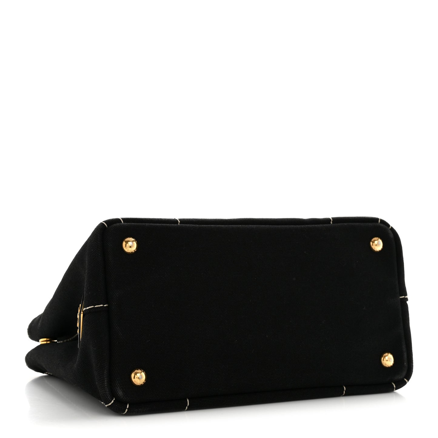 Canapa Small Logo Tote Black Talco