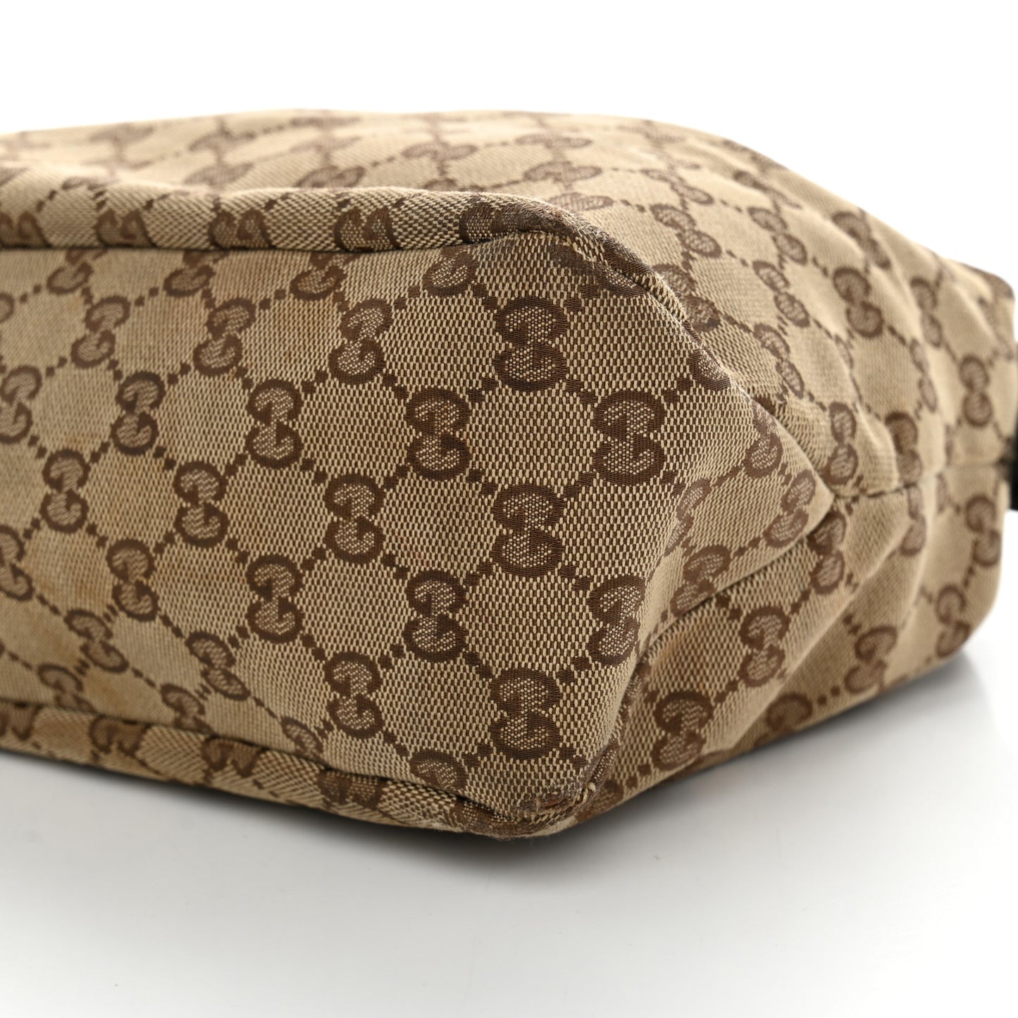 Monogram Medium Horsebit Chain Hobo Dark Brown
