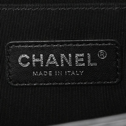 Chanel Lambskin Quilted Medium Boy Flap Black 6 of 10