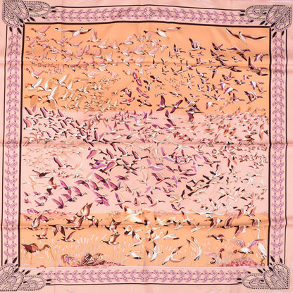 Hermes Silk Libres Comme L'Air Scarf 90 1 of 9