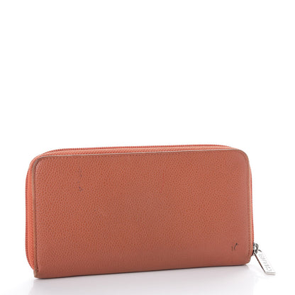Chanel Caviar Large Timeless CC Gusset Zip Around Wallet Dark Orange 3 of 12