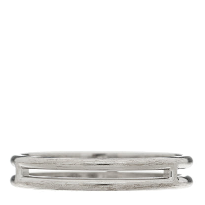 Hermes 18K White Gold Ariane Wedding Band Ring 58 8.5 3 of 6