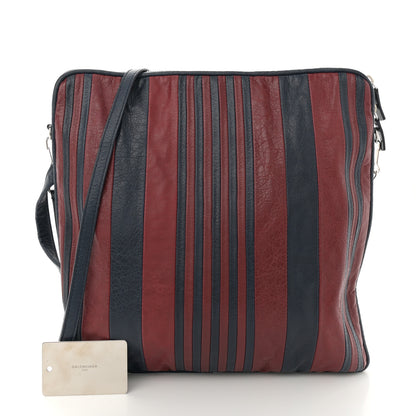 Balenciaga Agneau S Cushion Square Crossbody Dark Night Red 3 of 12