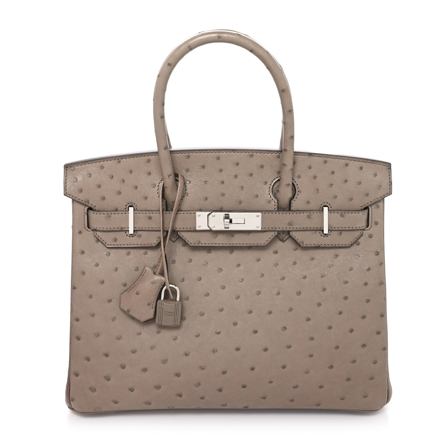 Ostrich Birkin 30 Mousse