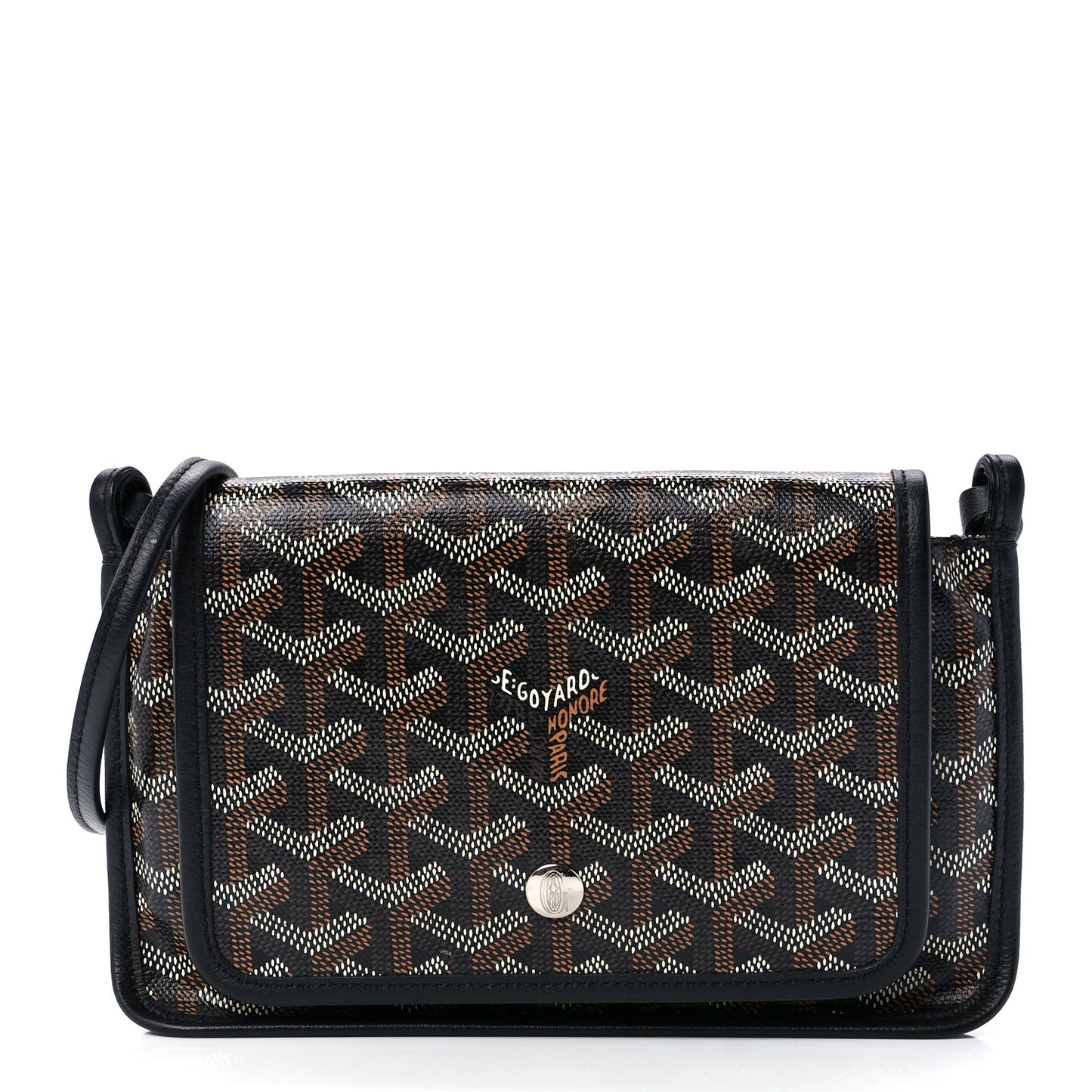 Goyardine Plumet Wallet Clutch Black
