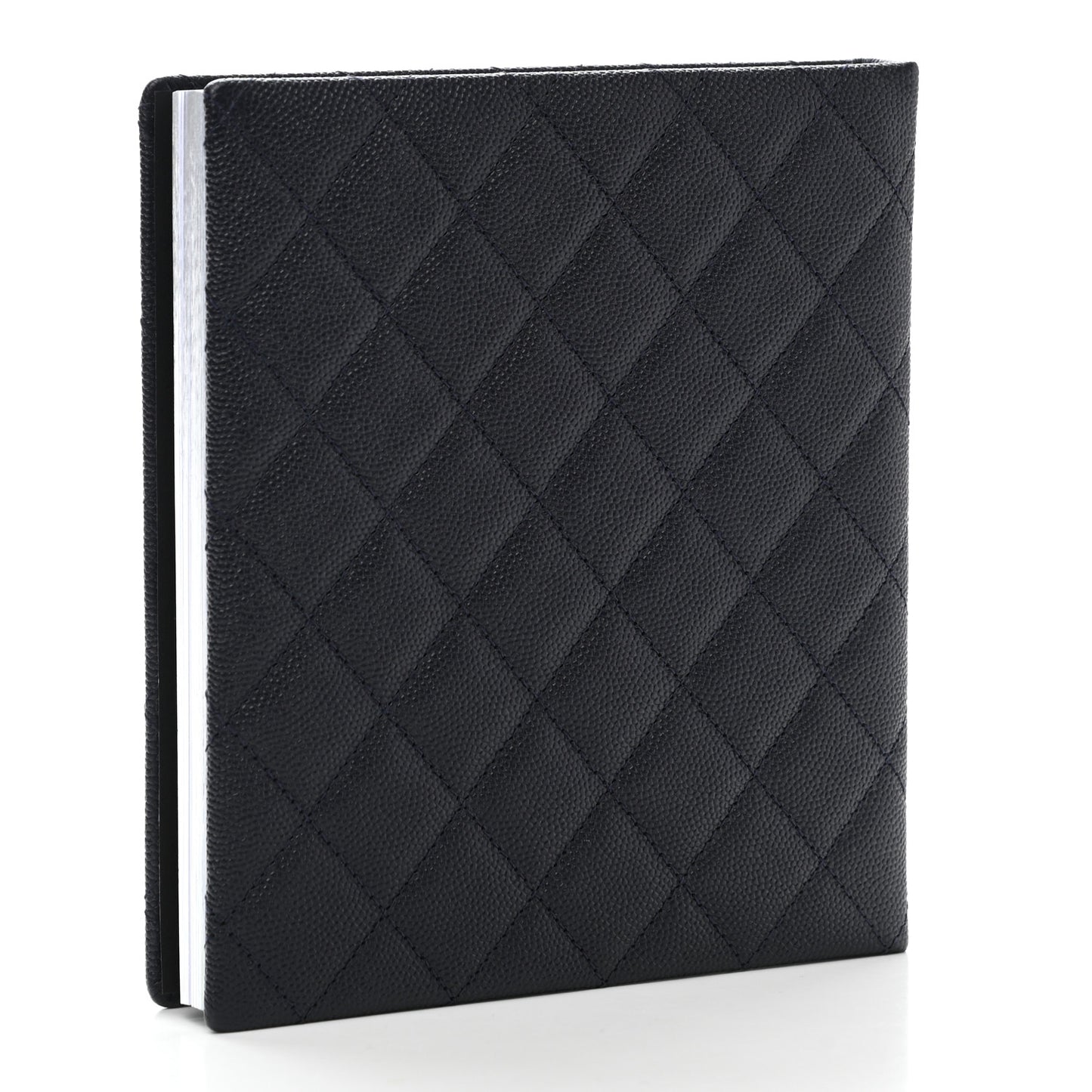 Caviar Quilted Notebook Black