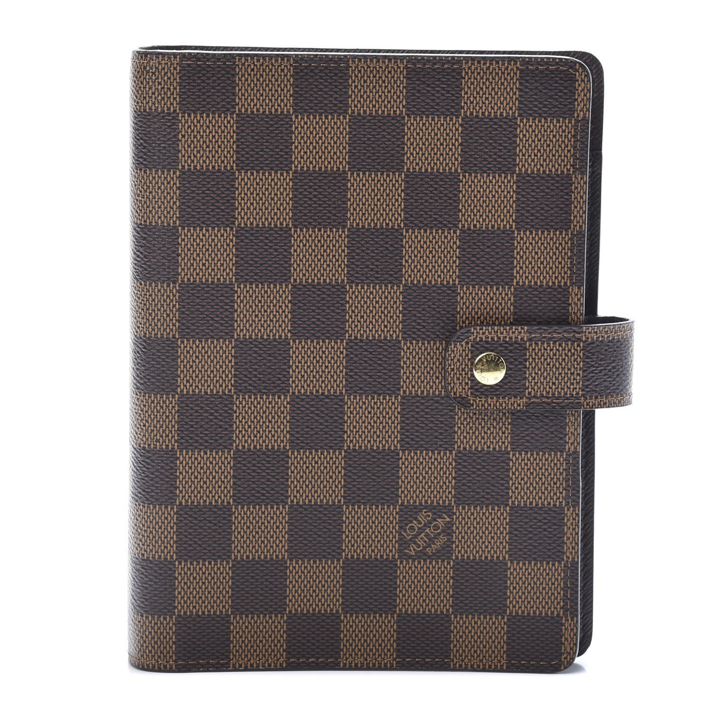 Damier Ebene Medium Ring Agenda Cover