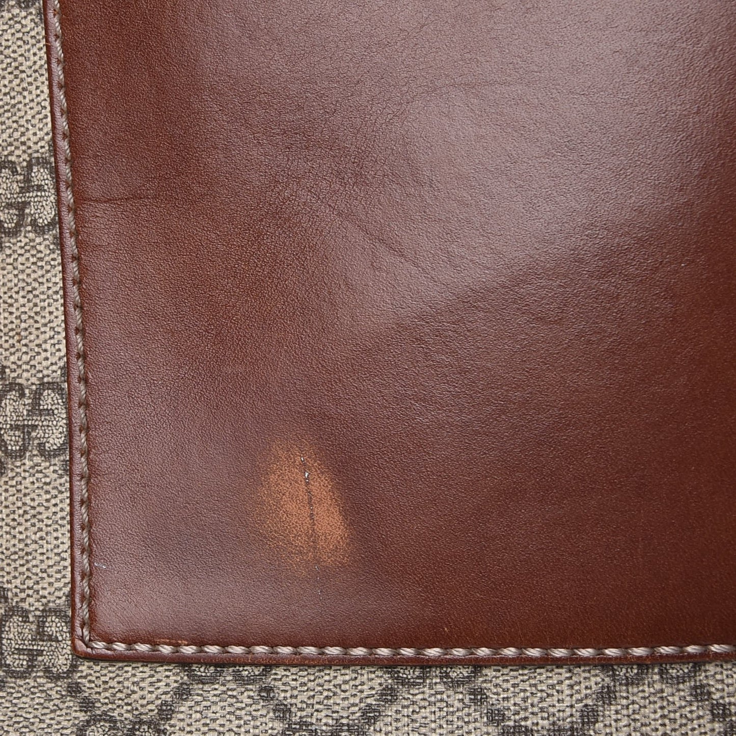 GG Supreme Monogram Linea A Hobo Brown