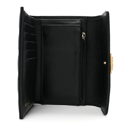 Chanel Caviar Quilted Medium Boy Flap Wallet Black 5 of 12