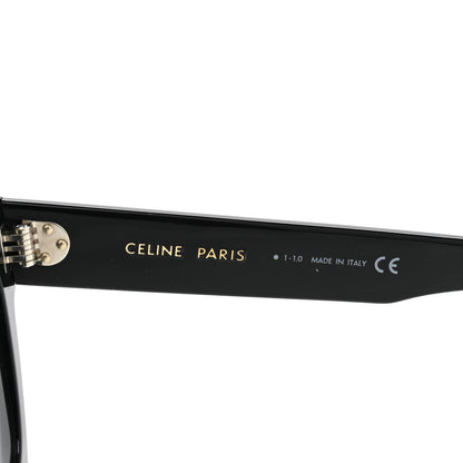 Celine Acetate Square Sunglasses CL401301 Black 5 of 7