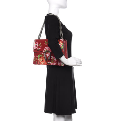 Gucci Calfskin Blooms Print Medium Dionysus Shoulder Bag Romantic Cherry Multicolor 2 of 10