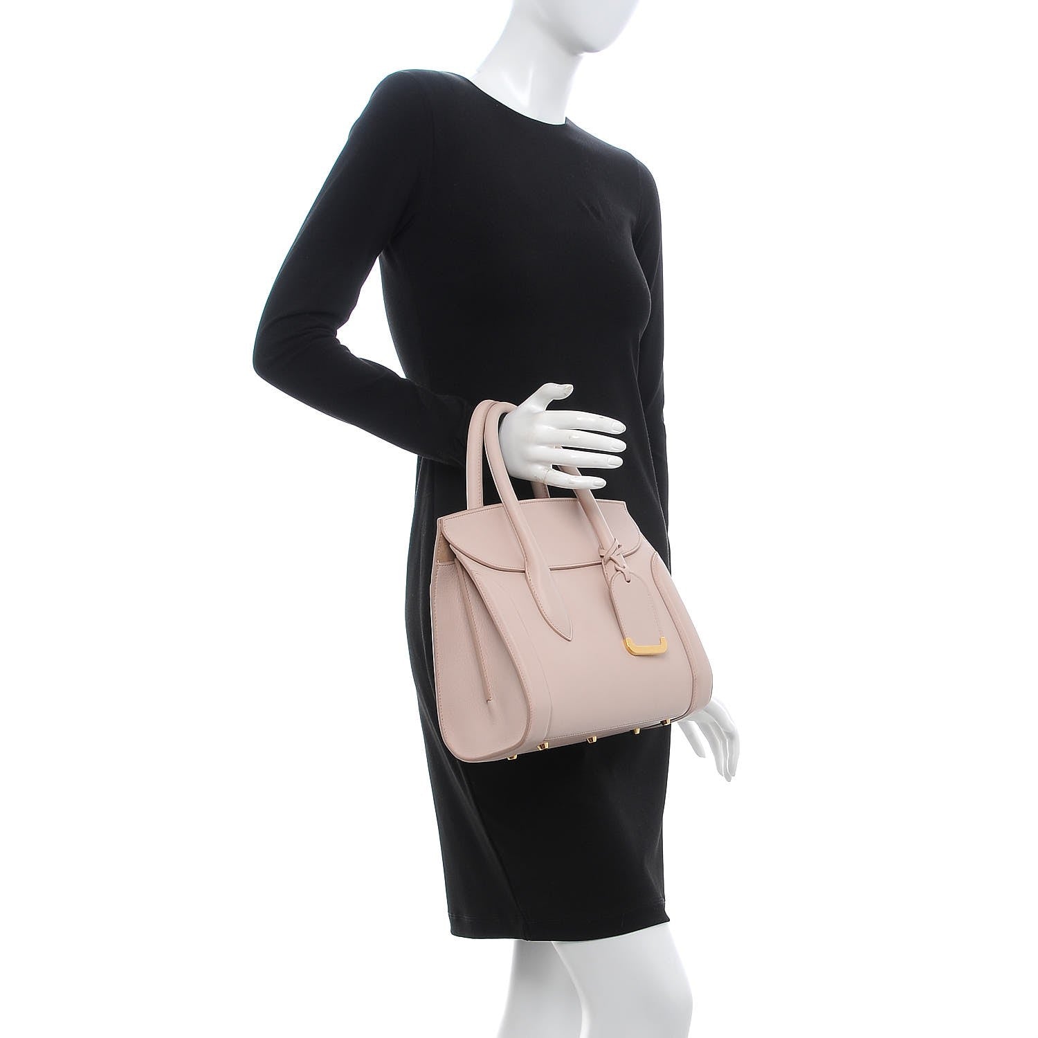 Alexander McQueen Sweet Calfskin Small Heroine 30 Nude 2 of 10