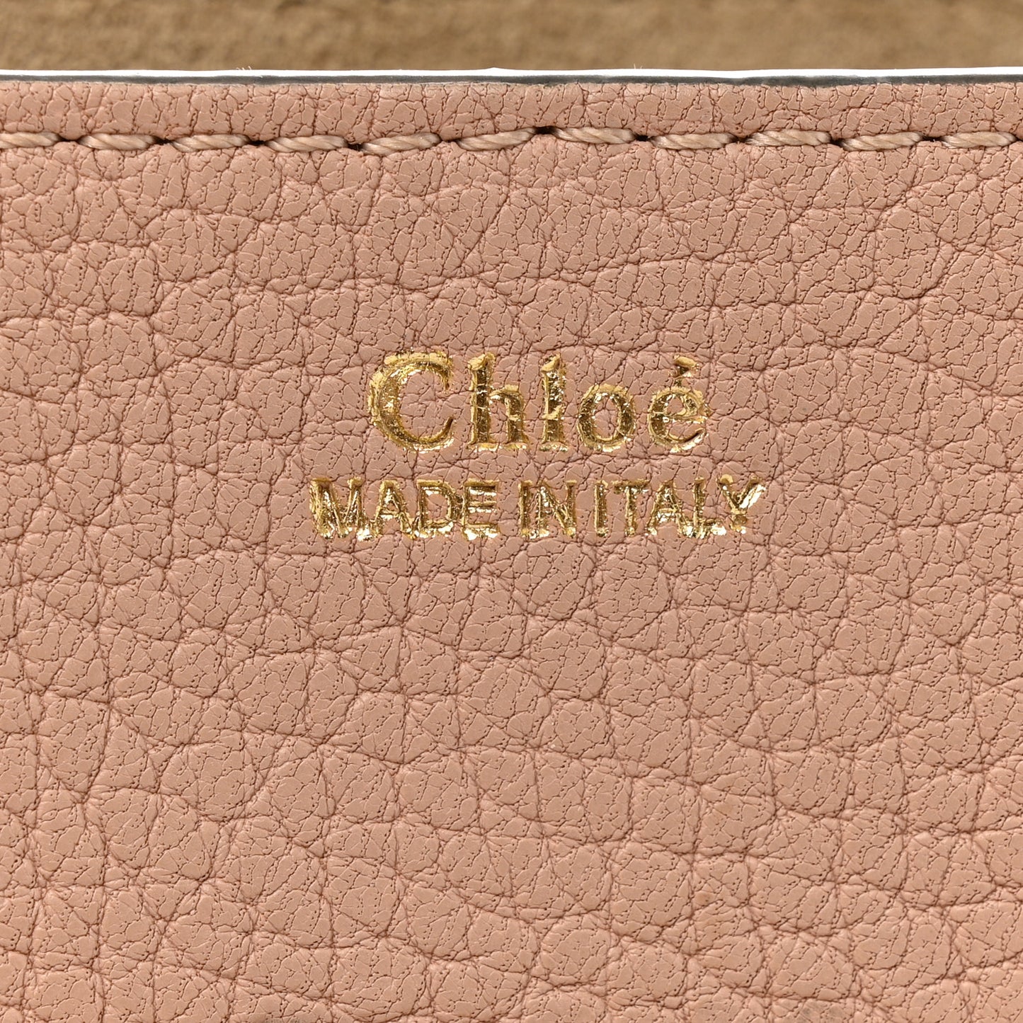 Grained Lambskin Mini Drew Shoulder Bag Cement Pink