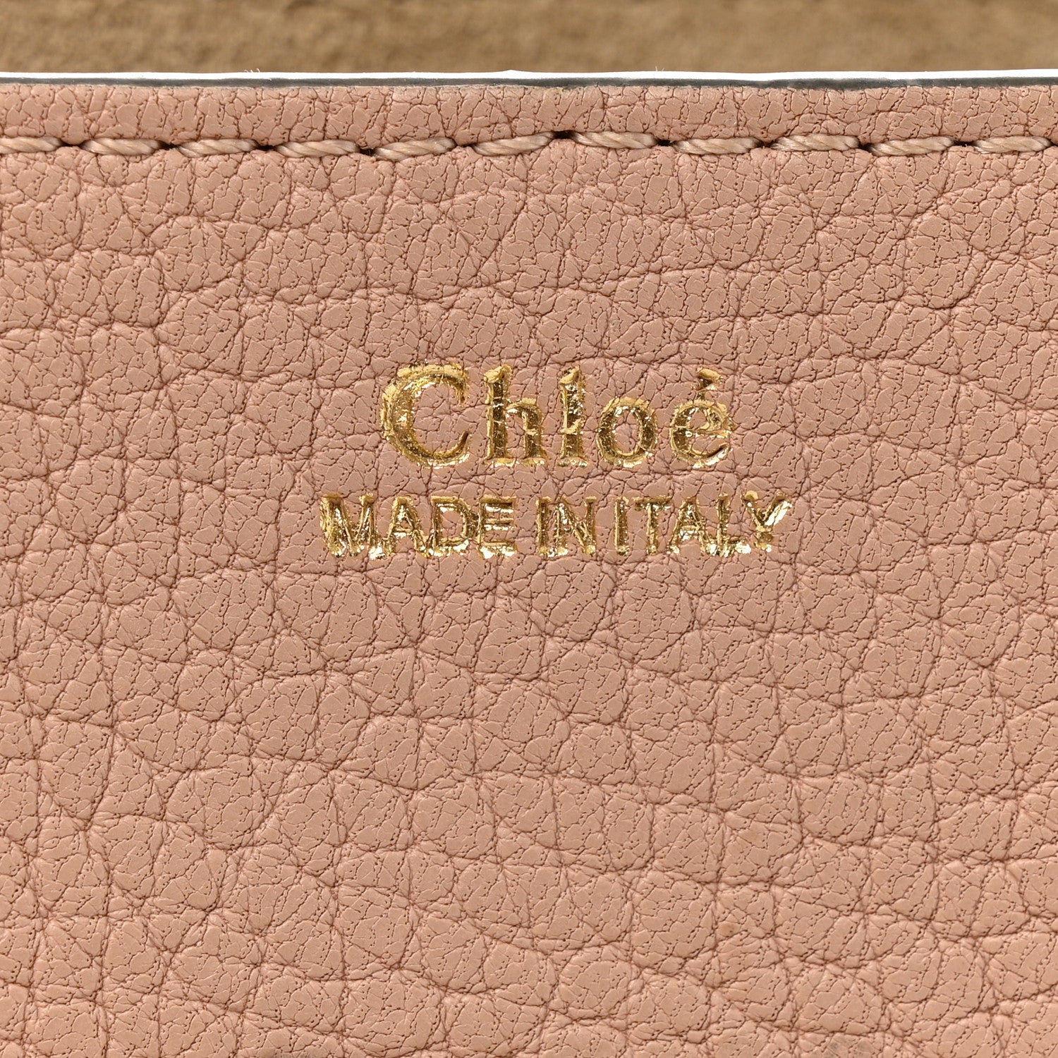 Chloe Grained Lambskin Mini Drew Shoulder Bag Cement Pink 6 of 14