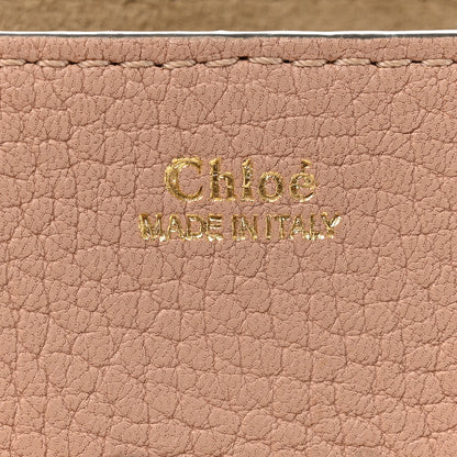Chloe Grained Lambskin Mini Drew Shoulder Bag Cement Pink 6 of 14