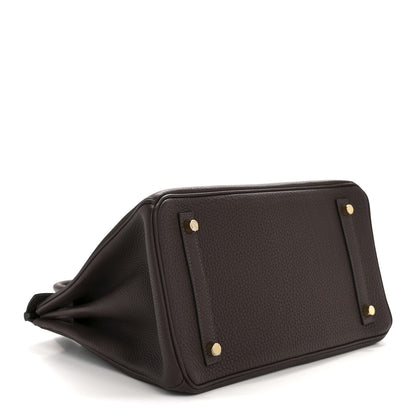 Hermes Togo Birkin 30 Chocolate 4 of 11
