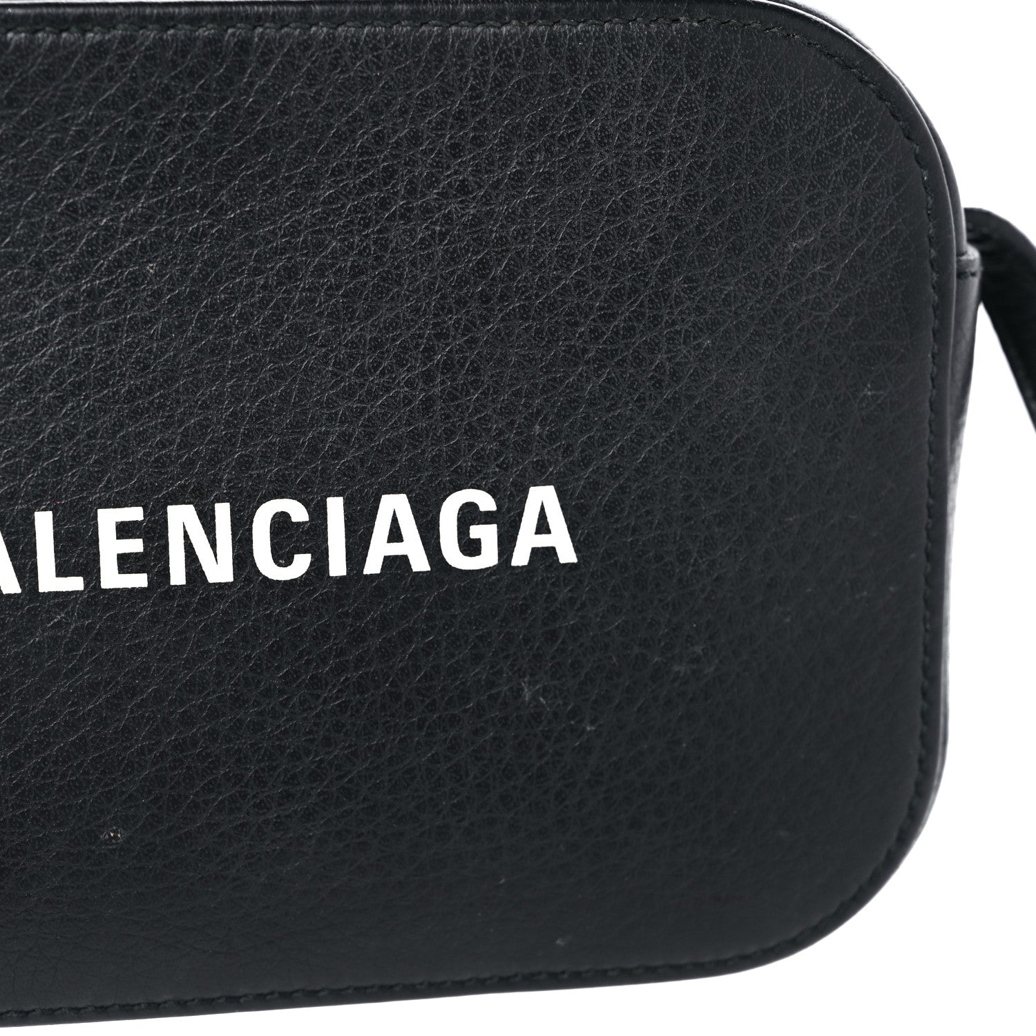 Balenciaga Calfskin Logo XS Everyday Camera Bag Black 10 of 13