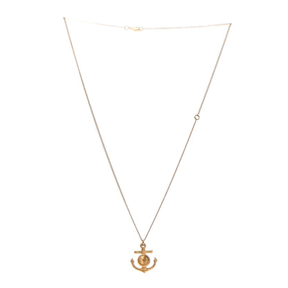 Chanel Anchor CC Pendant Necklace Gold 3 of 4