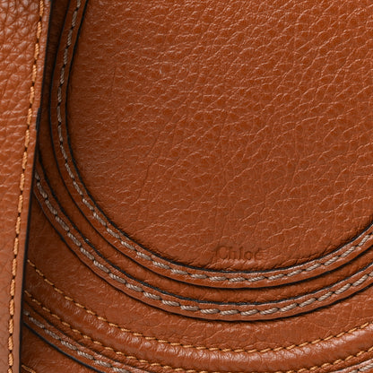 Chloe Calfskin Mini Marcie Round Crossbody Bag Tan 8 of 18