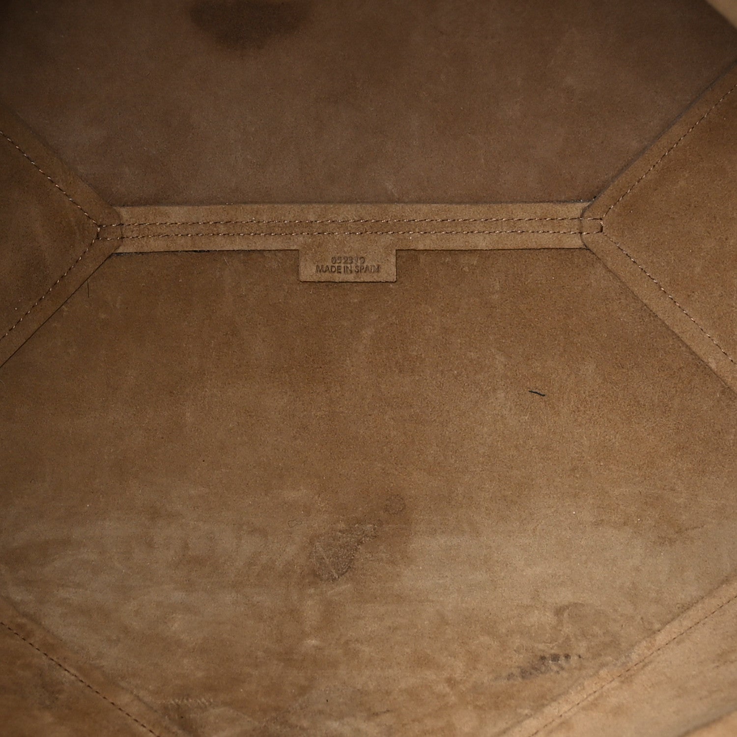 Loewe Shiny Calfskin Large Puzzle Fold Tote Khaki Green 5 of 13