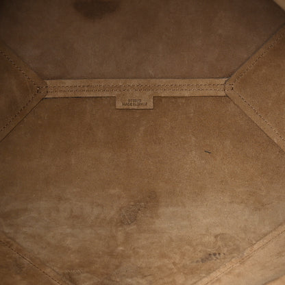 Loewe Shiny Calfskin Large Puzzle Fold Tote Khaki Green 5 of 13