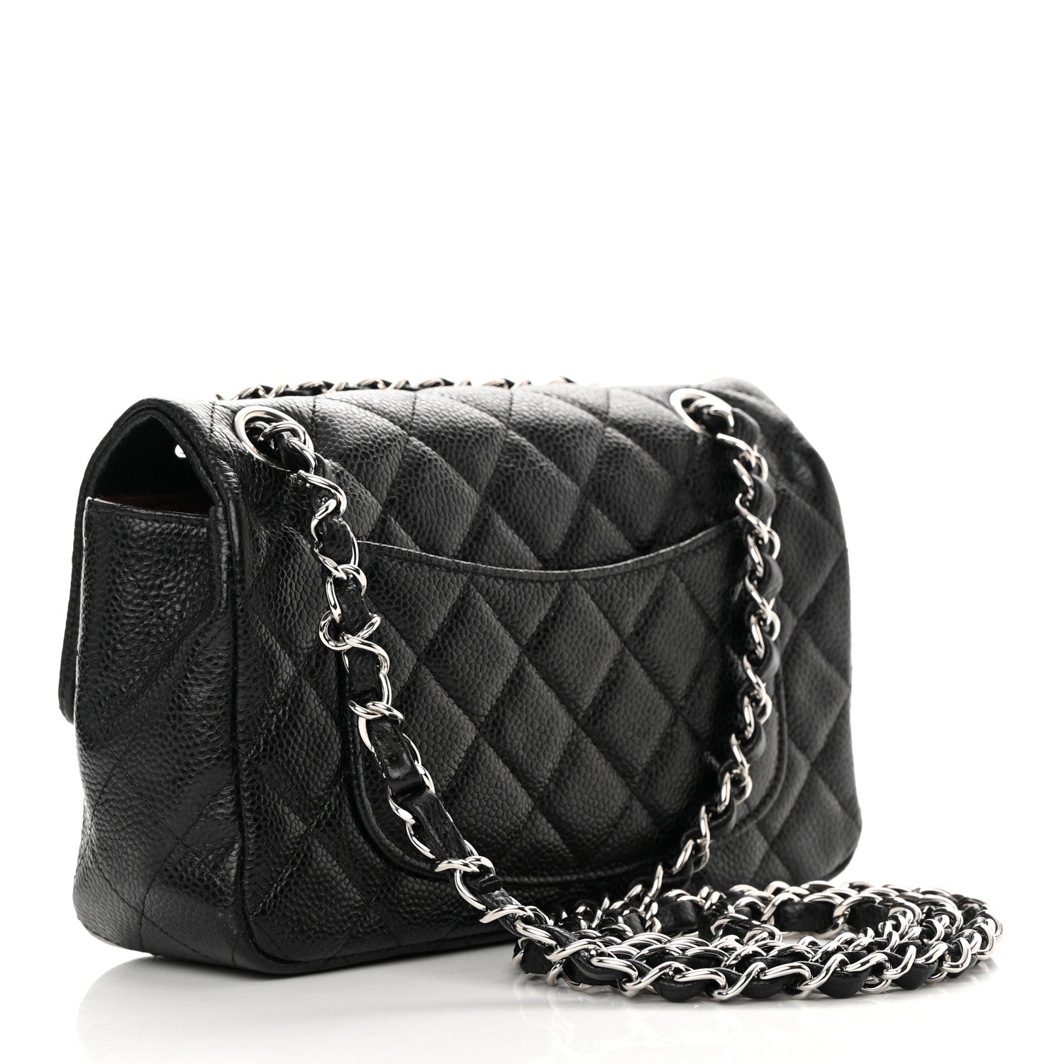 Chanel Caviar Quilted Mini Rectangular Flap Black 3 of 11