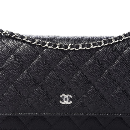 Chanel Caviar Quilted Wallet On Chain WOC Black 11 of 12