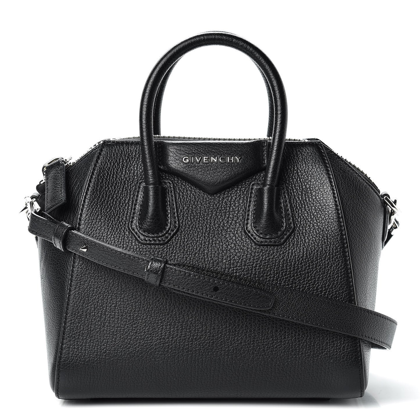 Sugar Goatskin Mini Antigona Black