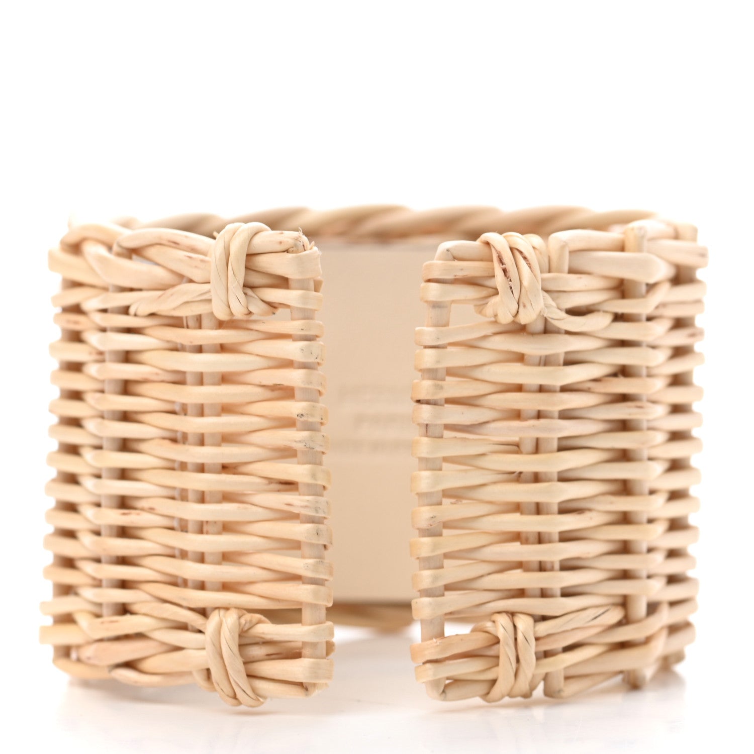 Hermes Wicker Swift Medor Picnic Cuff Bracelet Nata 2 of 4