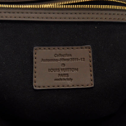 Louis Vuitton Monogram Addiction Vertical Lockit MM Brown 6 of 7