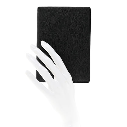 Louis Vuitton Empreinte Monogram Passport Cover Black 2 of 8