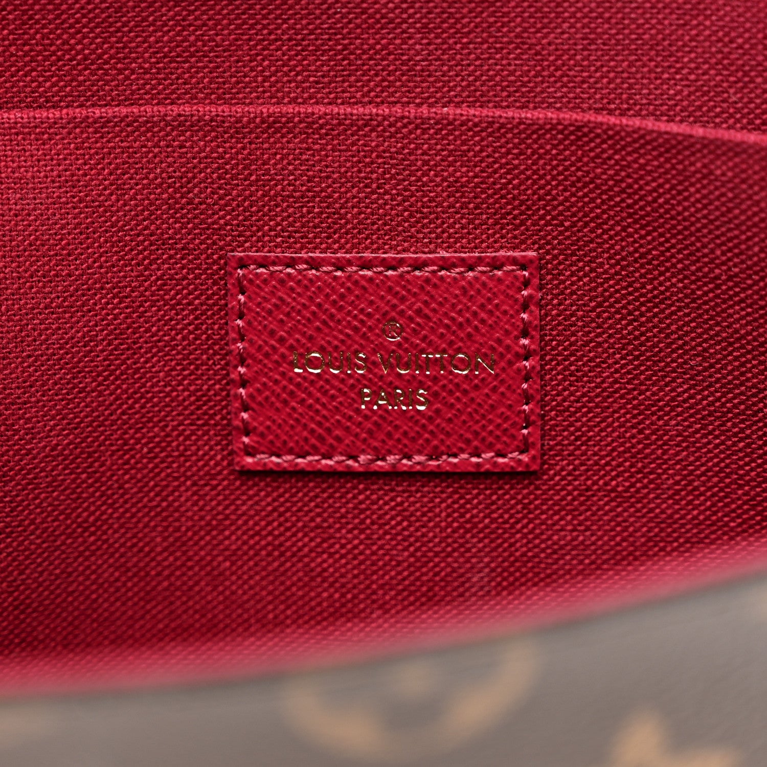 Louis Vuitton Monogram Pochette Felicie Chain Wallet Fuchsia 7 of 13