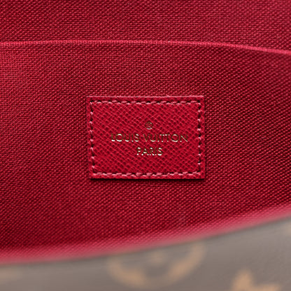 Louis Vuitton Monogram Pochette Felicie Chain Wallet Fuchsia 7 of 13