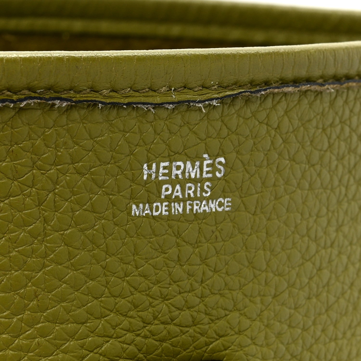 Hermes Taurillon Clemence Evelyne II PM Vert Chartreuse 6 of 12