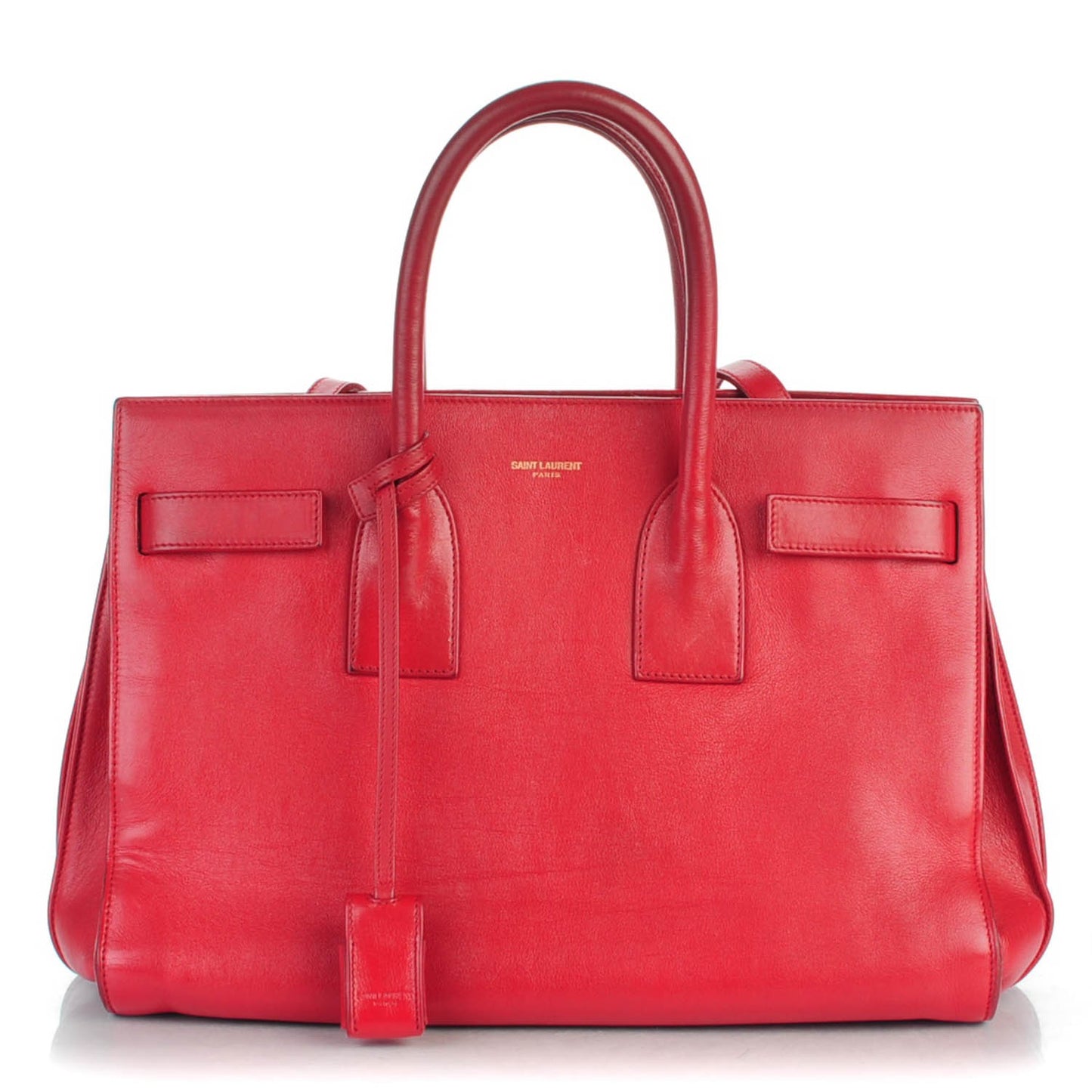 Calfskin Small Sac De Jour Lipstick Red